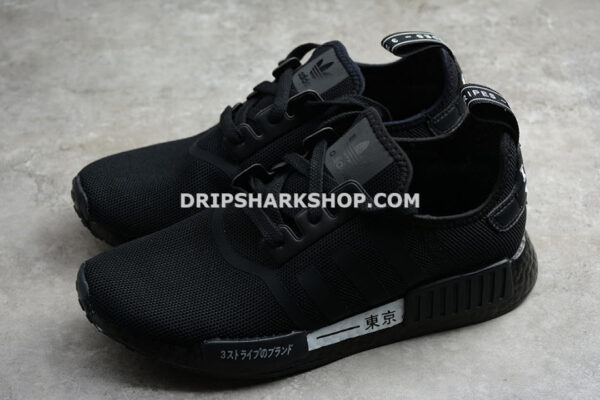 Adidas NMD R1 Shose Tokyo Core Black Core Black Cloud White