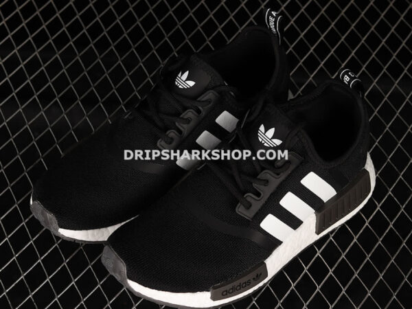 Adidas NMD R1 Primeblue Core Black Cloud White Grey Five