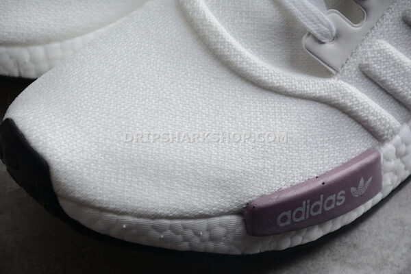 Adidas NMD R1 Boost Shoes Cloud White Cloud White Purple