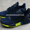 Adidas NMD R1 V2 Shoes Collegiate Navy Collegiate Navy Signal Green