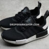 Adidas NMD R1 Shoes Core Black Cloud White