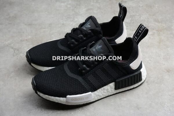 Adidas NMD R1 Shoes Core Black Cloud White