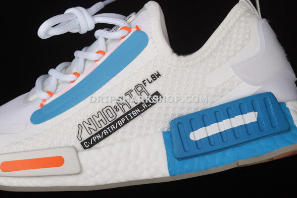 Adidas NMD R1 Spectoo Shoes Footwear White Solar Red Shock Blue