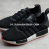 Adidas NMD R1 Core Black Trace Scarlet