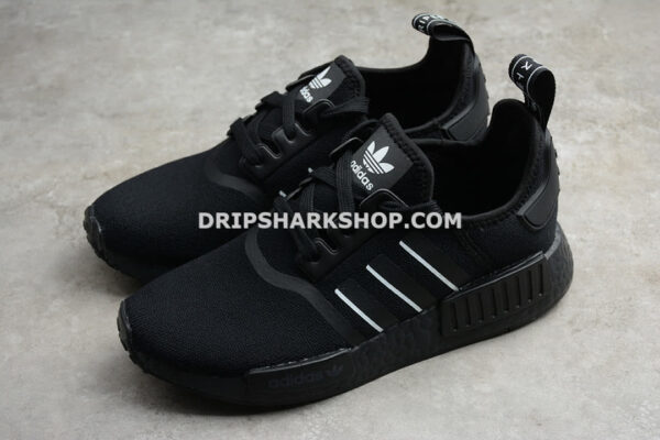 Adidas NMD R1 Shoes Core Black Cloud White