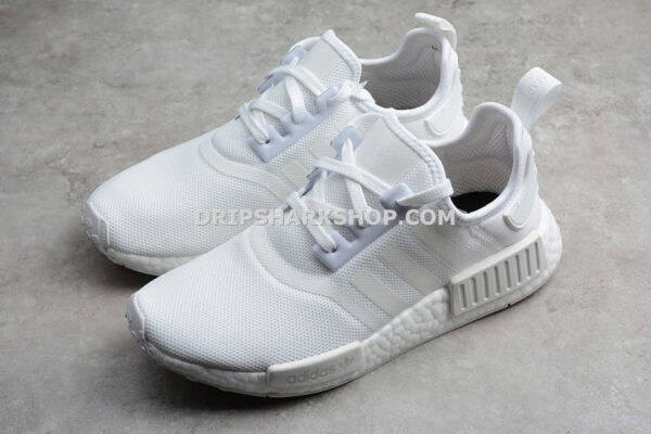 Adidas NMD R1 Shoes White White White