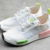 Adidas NMD R1 Shoes Cloud White Green Pink