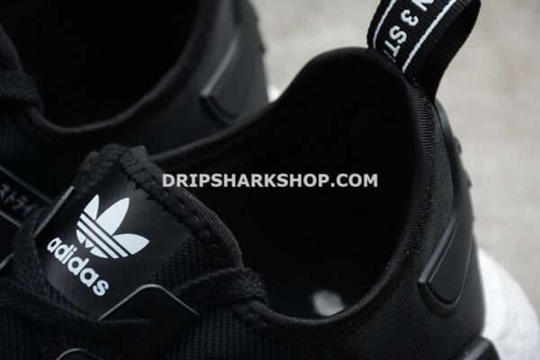Adidas NMD R1 Shoes Core Black Cloud White