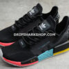 Adidas NMD R1 Boost V2 Tokyo Core Black Blue Yellow Red