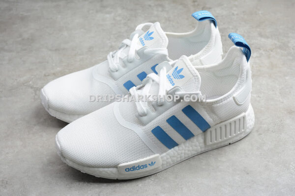Adidas NMD R1 J Shoes Cloud White Blue
