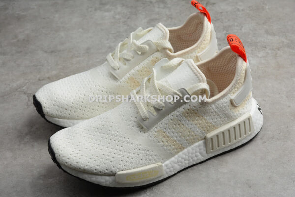 Adidas NMD R1 Sheos Cloud White Beige Orange