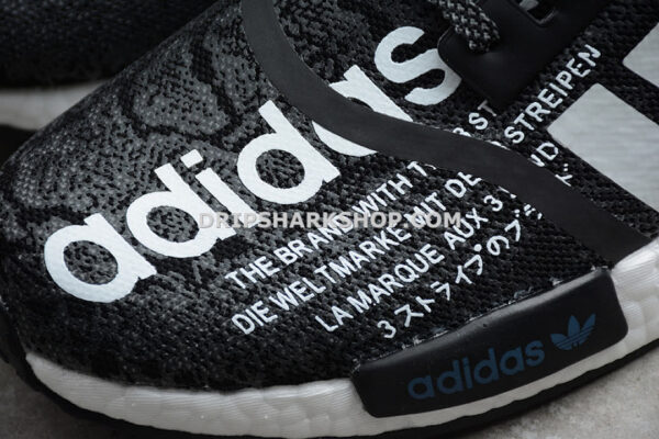 Adidas Atmos X NMD R1 G Snk Marathon Core Black Footwear White Footwear White - Negro