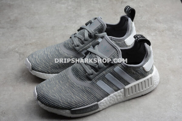 Adidas NMD R1 Glitch Camo Solid Grey White