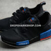 Adidas NMD R1 Shoes Core Black Core Black Lush Red