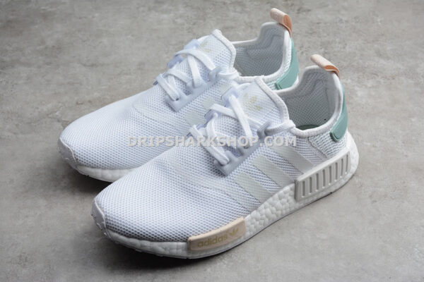Adidas NMD R1 Shoes White Tactile Green