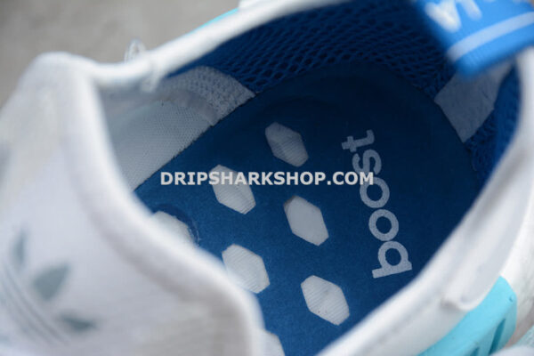 Adidas NMD R1 Shoes Footwear White Footwear White Blue Glow