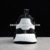 Adidas NMD R1 Shoes Black White Blue