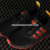 Adidas NMD R1 Boost Shoes Core Black Red Yellow