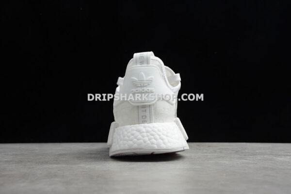 09-22 Adidas NMD R1 Shose Cloud White Cloud White Light Grey