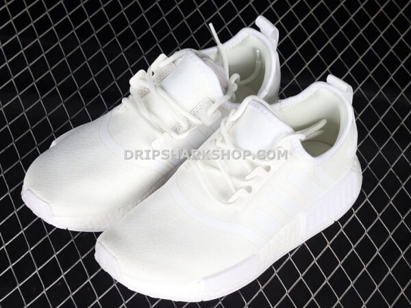 Adidas NMD R1 Primeblue Shoes Cloud White Cloud White Cloud White