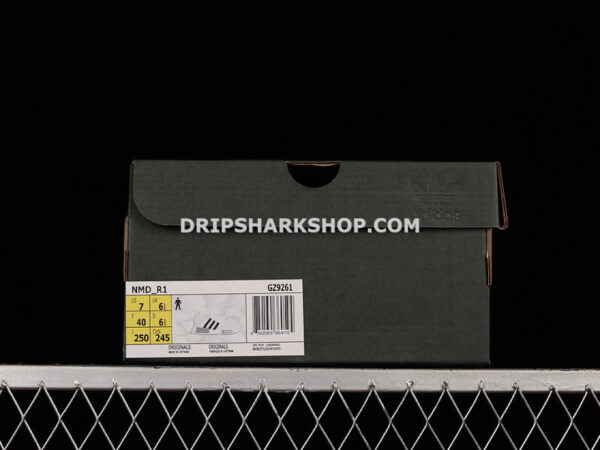 Adidas NMD R1 Primeblue Cloud White Core Black Grey Three