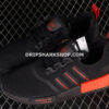 Adidas NMD R1 Core Black Core Black Red