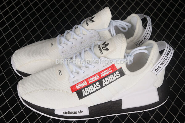 Adidas NMD R1 V2 Cloud White Core Black Scarlet