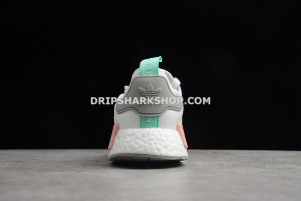 Adidas NMD R1 Shoes Cloud White Grey Two Clear Mint