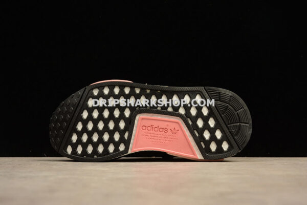 Adidas NMD R1 Boost Synthetics Wmns Core Black Peach Pink