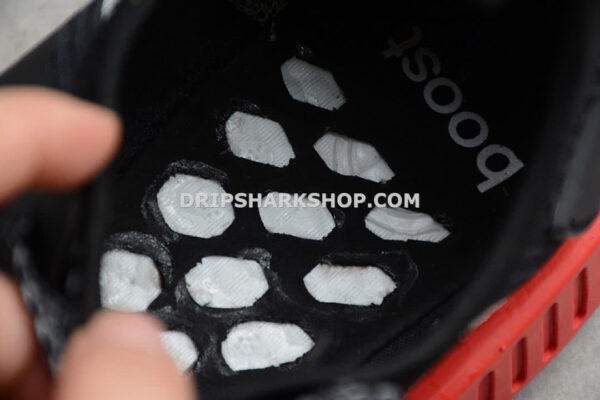 Adidas NMD R1 PK Shoes Core Black Cloud White Red