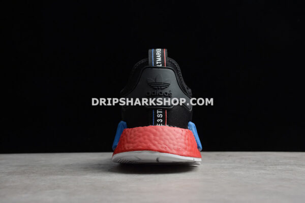 Adidas NMD R1 Shoes Core Black Core Black Lush Red