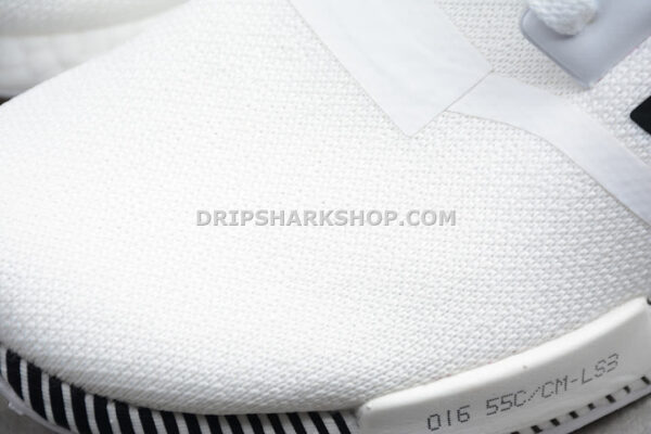 Adidas NMD R1 Shoes Off White Core Black Lush Blue