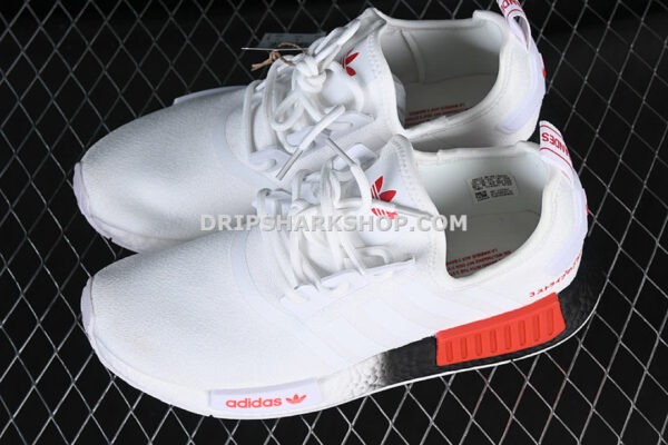 Adidas NMD R1 Boost White Red Black