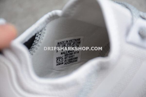 Adidas NMD R1 Shoes Light Grey White Blue