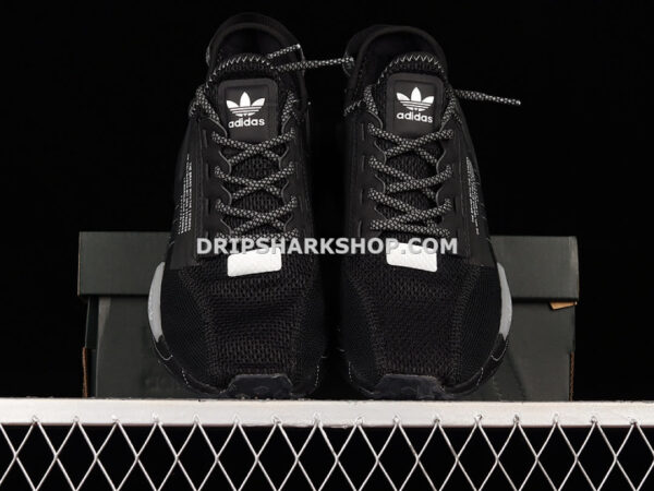 Adidas NMD R1 V2 Shoes Core Black Cloud White Grey One