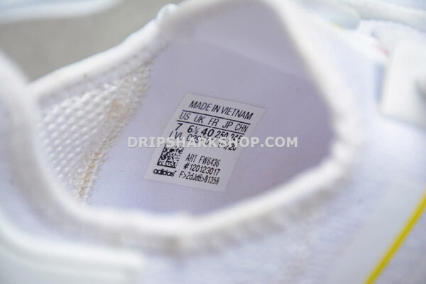 Adidas NMD R1 Shoes White Yellow Blue Red