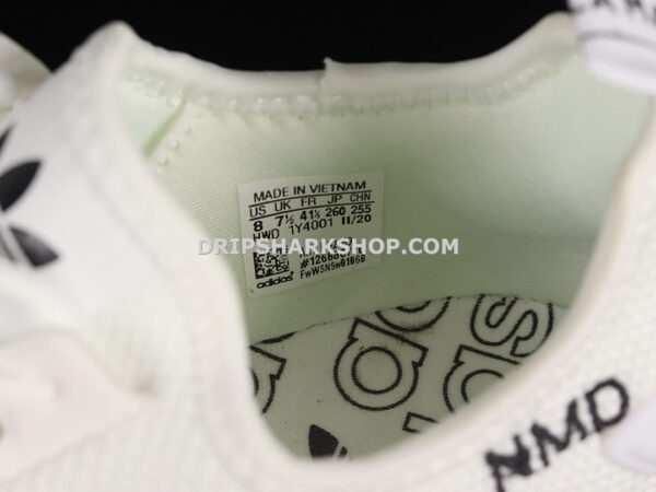 Adidas NMD R1 Boost White White Black