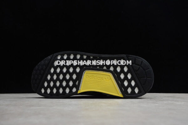 Adidas NMD R1 Shoes Core Black Core Black Yellow