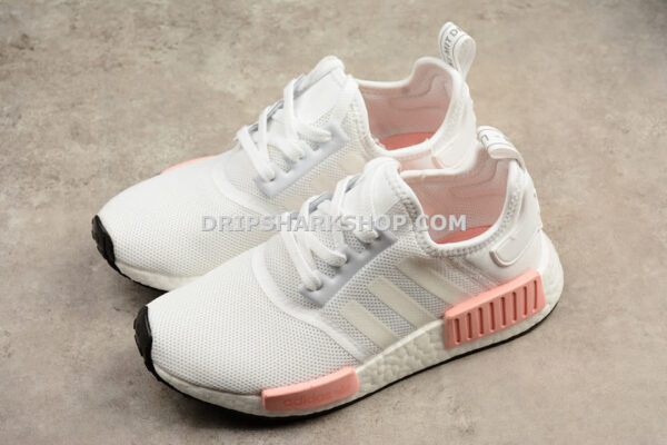 Adidas NMD R1 Boost White White Rose