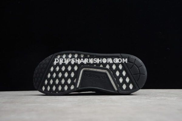 Adidas NMD R1 Shoes Core Black Solar Orange Cloud White