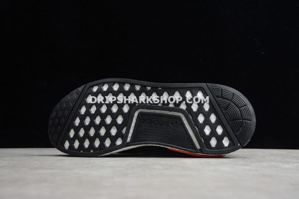 Adidas NMD R1 Core Black Cloud White Orange