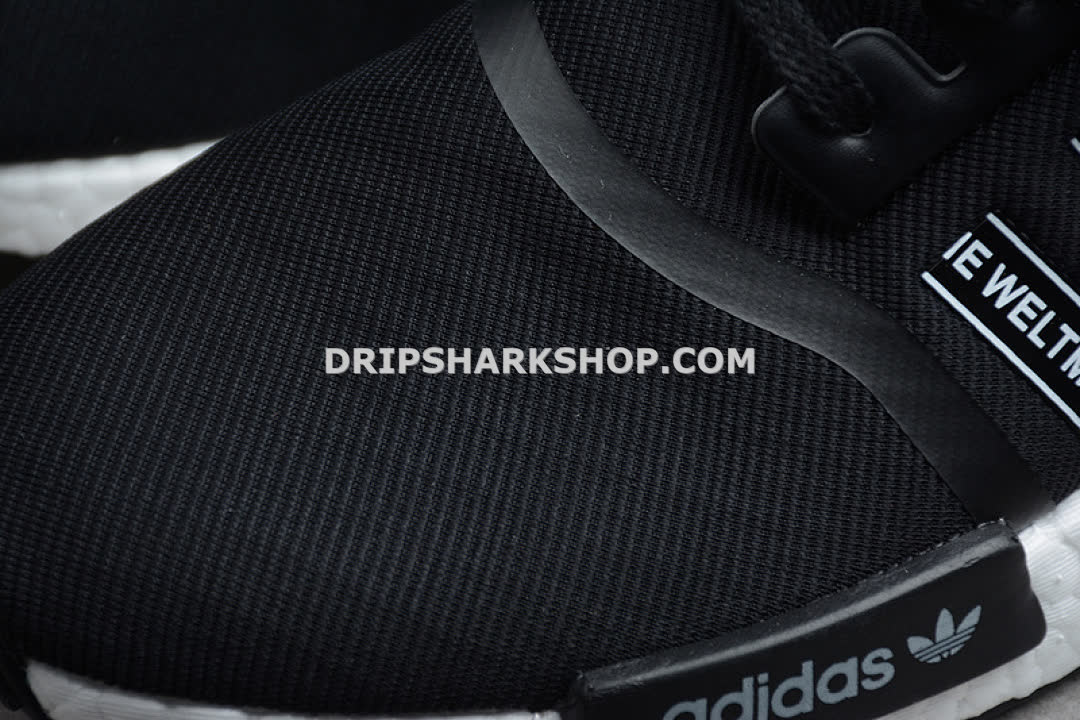 Adidas NMD R1 Shoes Core Black Cloud White - Imagen 7