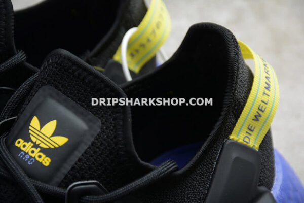 Adidas NMD R1 V2 Core Black Carbon Shock Yellow