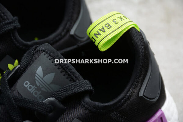 Adidas NMD R1 Black Purple Green