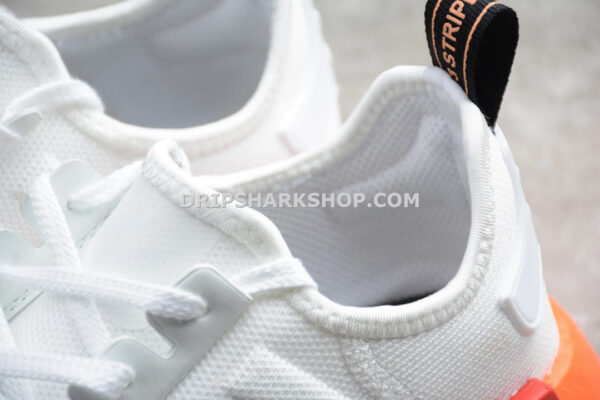 Adidas NMD R1 Shoes Cloud White Core Black Solar Red