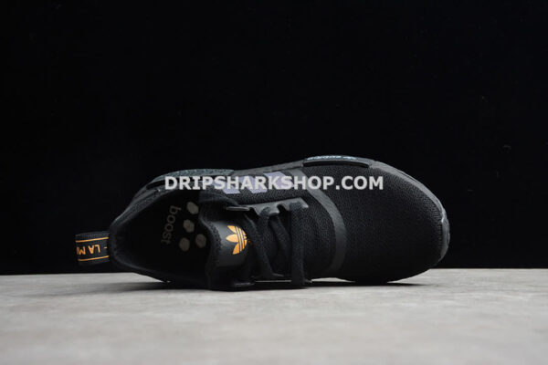Adidas NMD R1 Shoes Core Black Solar Orange Cloud White