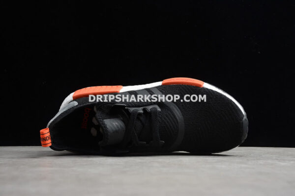 Adidas NMD R1 Core Black Cloud White Orange