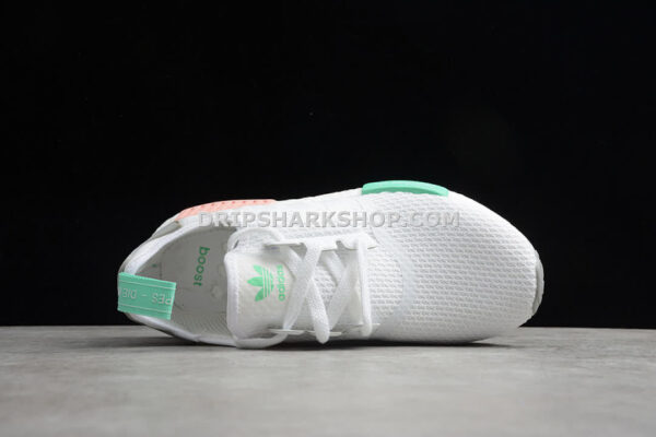 Adidas NMD R1 Shoes Cloud White Grey Two Clear Mint