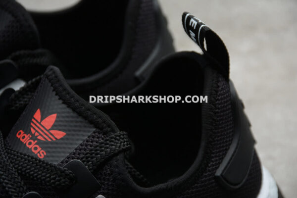 Adidas NMD R1 Shoes Core Black Scarlet Cloud White