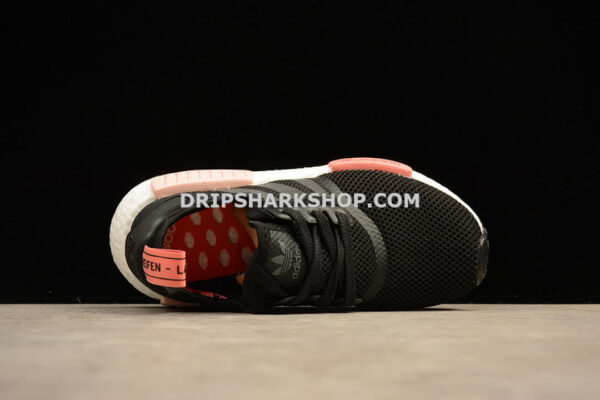 Adidas NMD R1 Boost Synthetics Wmns Core Black Peach Pink